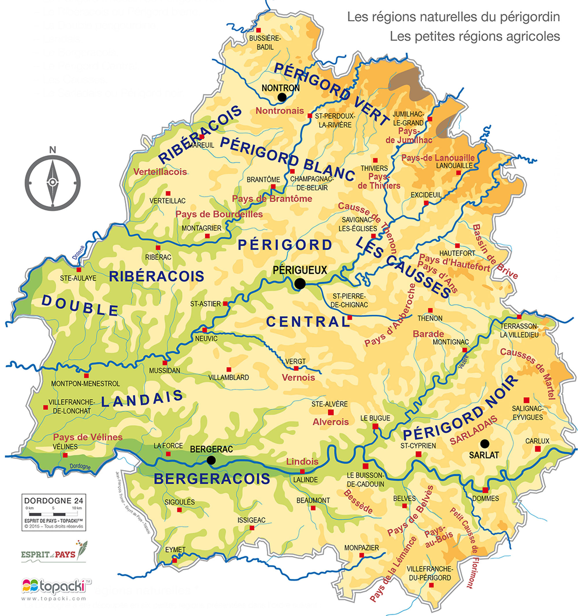 Les unités dans la bibliographie - Atlas des paysages de Dordogne